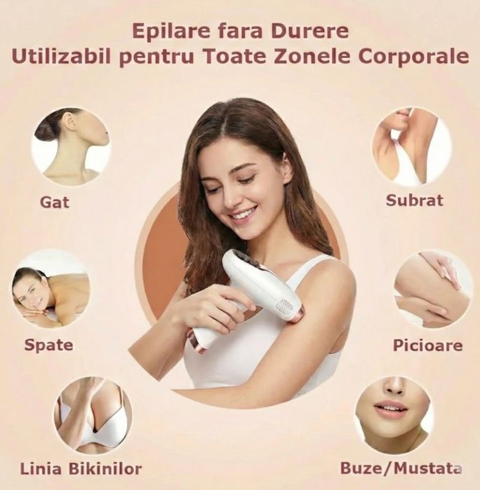 Epilator IPL 999999 Pulsatii Epilare Definitiva – 5 Trepte Intensitate