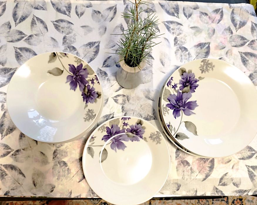 Комплект порцеланови чинии