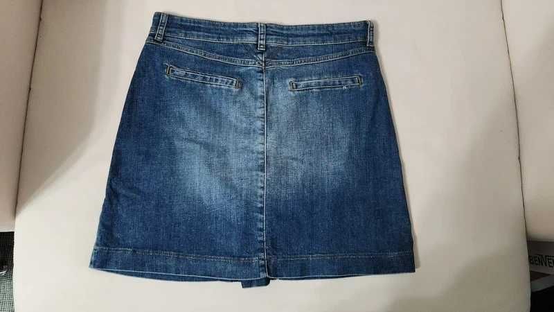 Fusta denim,marimea 12,stare f buna