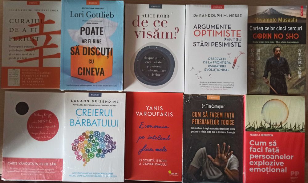 Carti dezvoltare personala, psihologie, sanatate, economie (lichidare biblioteca)