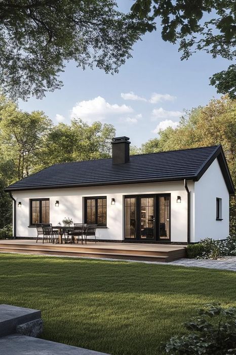 Case de locuit  pe structura metalica