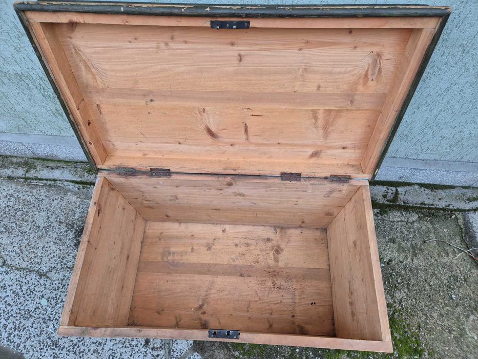 Антикварен-Стар Военен Генералски Сандък 1942 г.