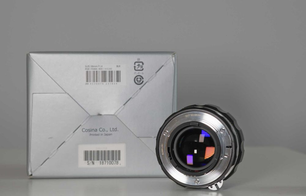 Obiectiv Voigtlander Nokton SLII-S 58mm F/1.4 - Nikon Ai-S montura F