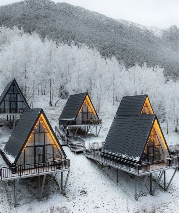 Cabane tip A frame de vanzare , acceptam si variante auto