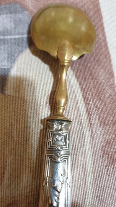 Комплект антични френски сребърни лъжици Минерва