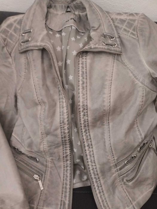 Дамско яке еко кожа