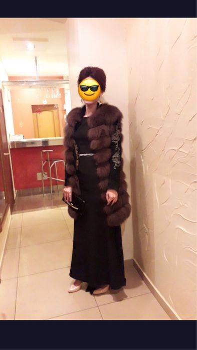 Жилетка песец б/у