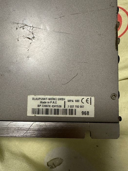 Amplificator auto Blaupunkt MPA 680 – 4 canale, perfect funcțional