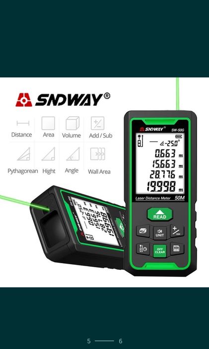 Дальномер лазерный метр рулетка лазер измеритель дальнометр лазерная