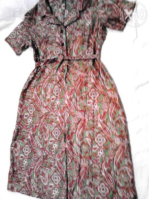 Deux piece retro vintage original matase nat- costumas 1970's