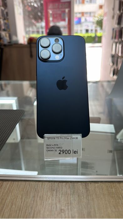 Iphone 15 Pro Max / 256GB / 88%Baterie / Garantie 12 luni