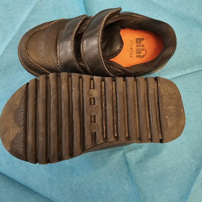 Pantofi de piele baieti, marimea 28, BIBI ROLLER COLEGIAL 2.0 negru