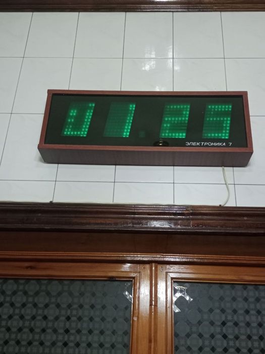 Настенные часы, электронные