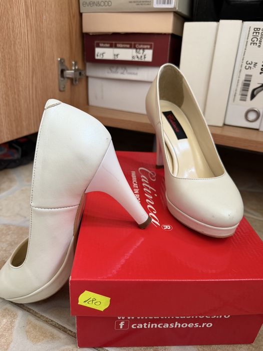 Pantofi piele naturala