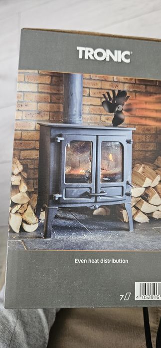 Ventilator soba/șemineu fără alimentare