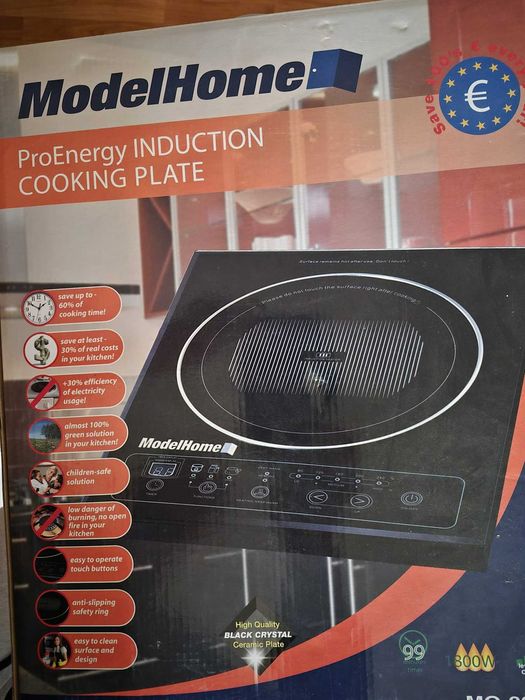 Plită cu inducție portabilă (ModelHome, ~1800W)