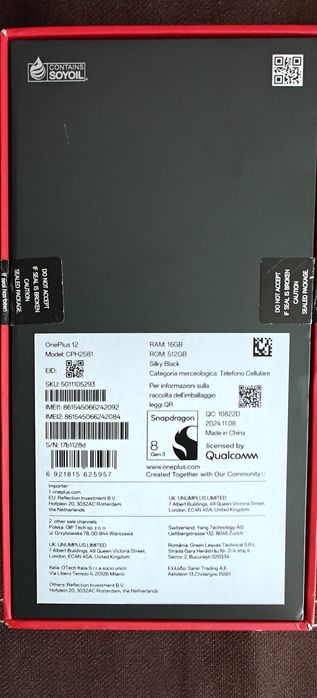 One plus 12 ,16gb