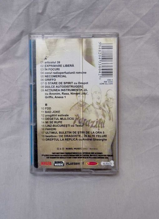 Caseta Paraziții - Irefutabil Originală Rebel Music 2002