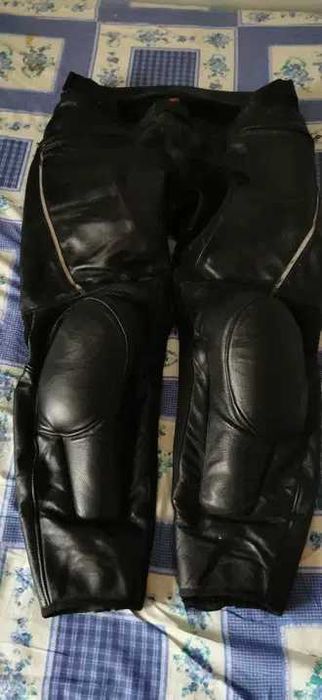 Pantaloni moto  din piele ‎Dainese, negri unisex
