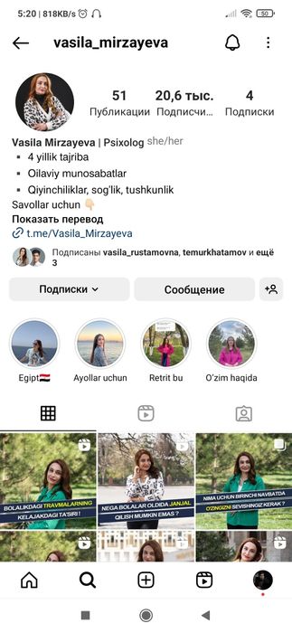 Professional SMM xizmati.