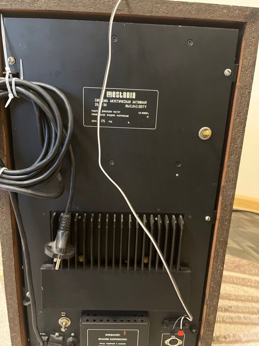 Акустические колонки Эстония 25*2, 4 Ом