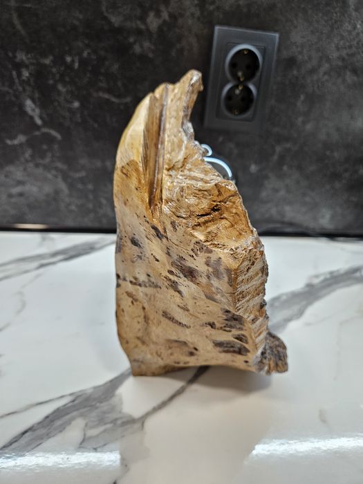 Ръчно изработена лампа от дърво Moon Light!