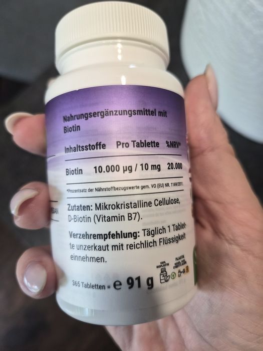 Supliment Biotina 10000 ug