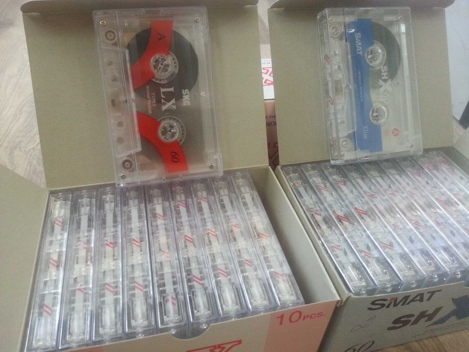 SKC и SMAT новые аудио кассеты продается made in korea. цена за 1шт.
