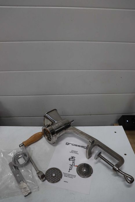 Ръчна месомелачка Grossag HFW5 HFW 5 от неръждаема стомана