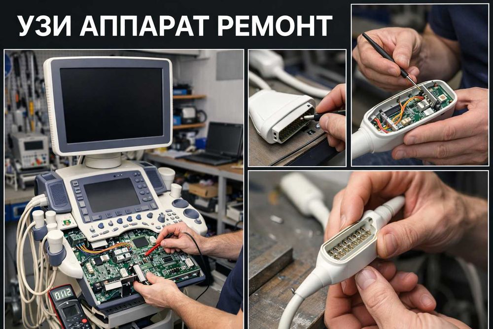 Ремонт УЗИ датчиков и аппаратов