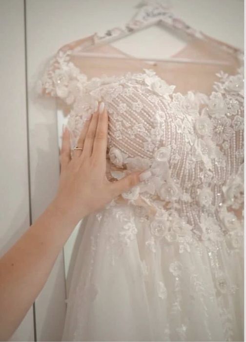 Rochie de mireasa model unicat realizata in atelier