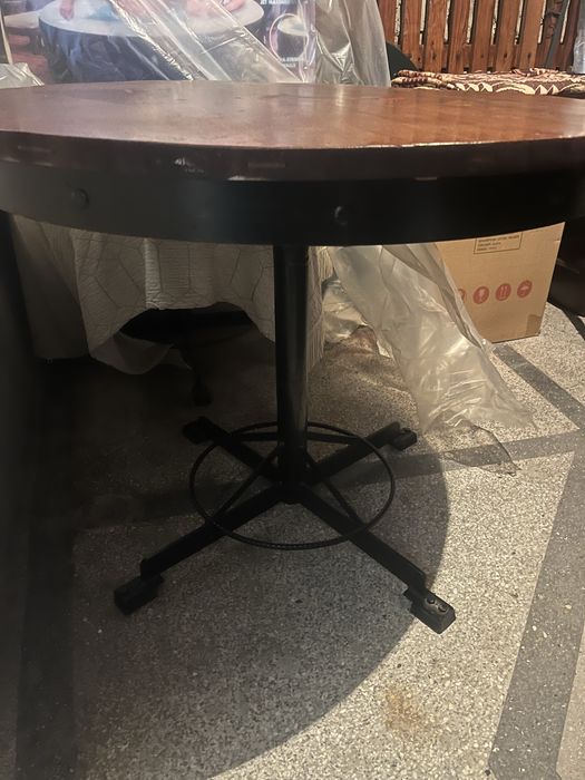 Ретро маса-масив и желязо!