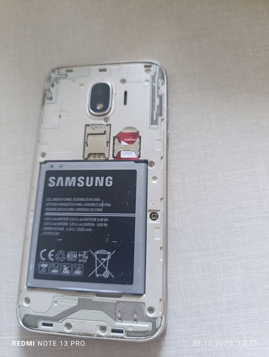 J 2 core 2018 xotirasi 16gB