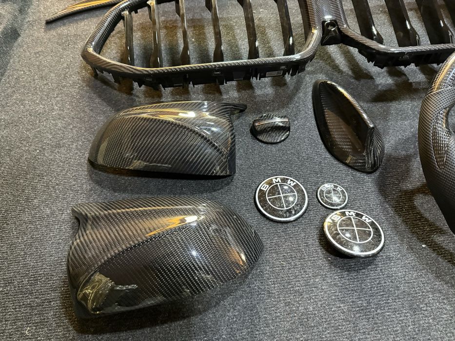 Eleron Grile Volan Embleme Luneta  Oglinzi Carbon BMW X6M F96 G06 X6
