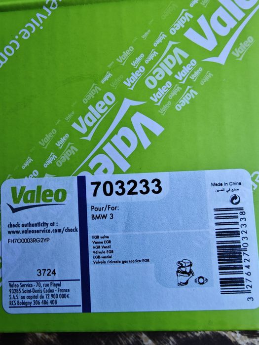 Agr/Egr  BMW 3 Valeo