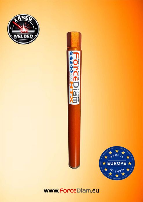 Ø52 Carota Diamantata pentru Beton ForceDiam HTX, Diametru 52mm,L 450mm, 1 1/4″