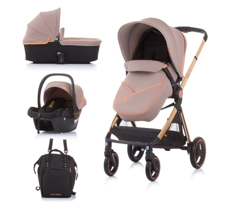 Чиполино количка 3в1 Елит Лате