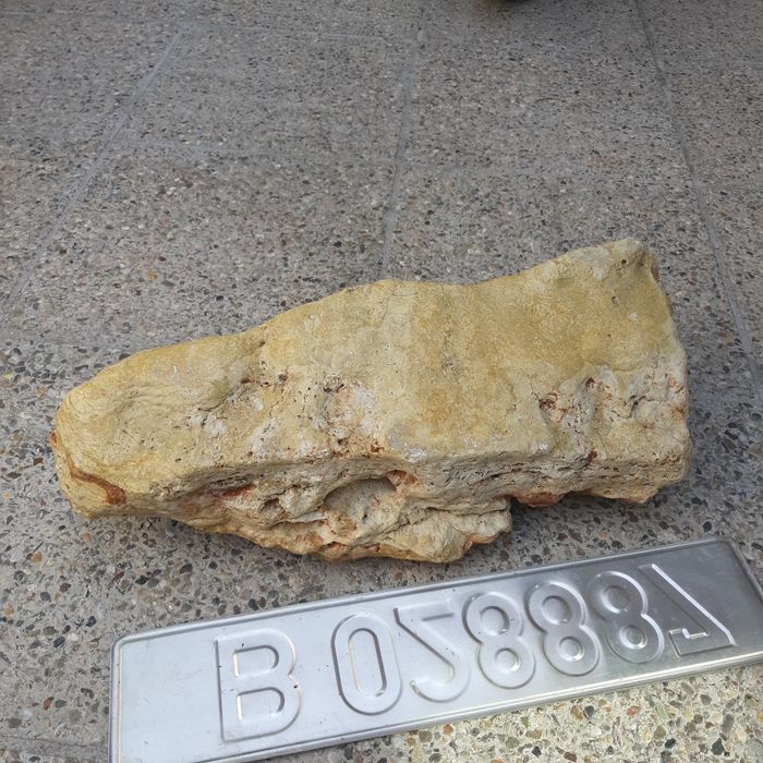 Piatră naturală decorativă trei straturi, inserții diferite culori Mar