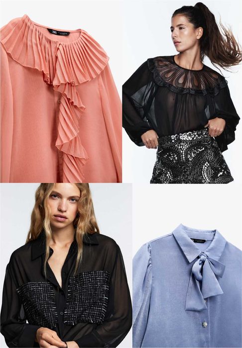Интересни и елегантни ризи Zara, XS/S/М