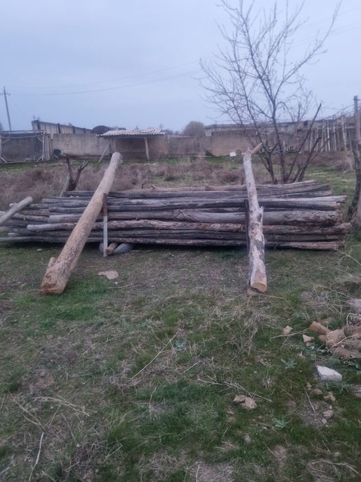 Колючки сым темір, Ағаш, пластмас труба