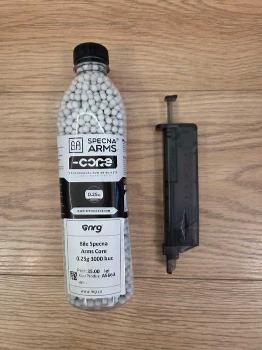 Echipament airsoft - incarcator, kit curatare, protectie