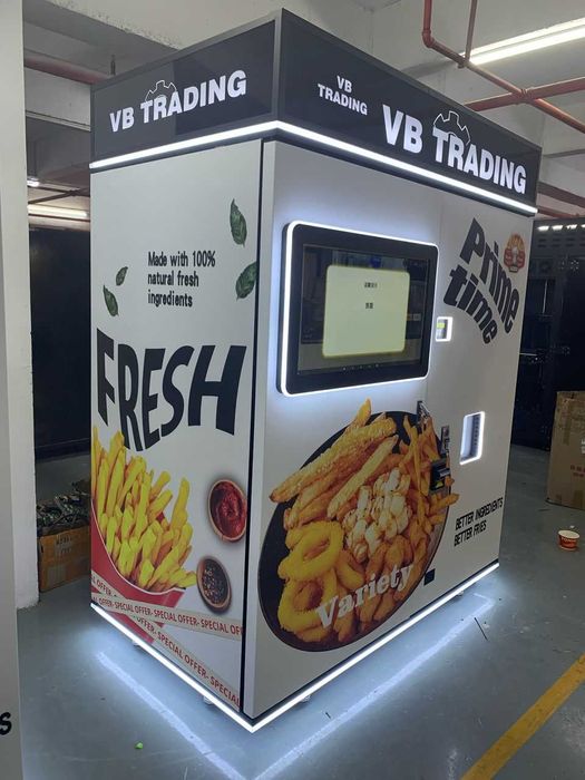 НАЛИЧНА МАШИНА! Вендинг Машина за пържени картофи и хапки