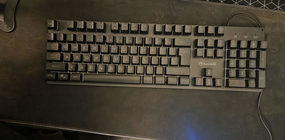 Tastatură Gaming, Marvo K604, iluminare RGB