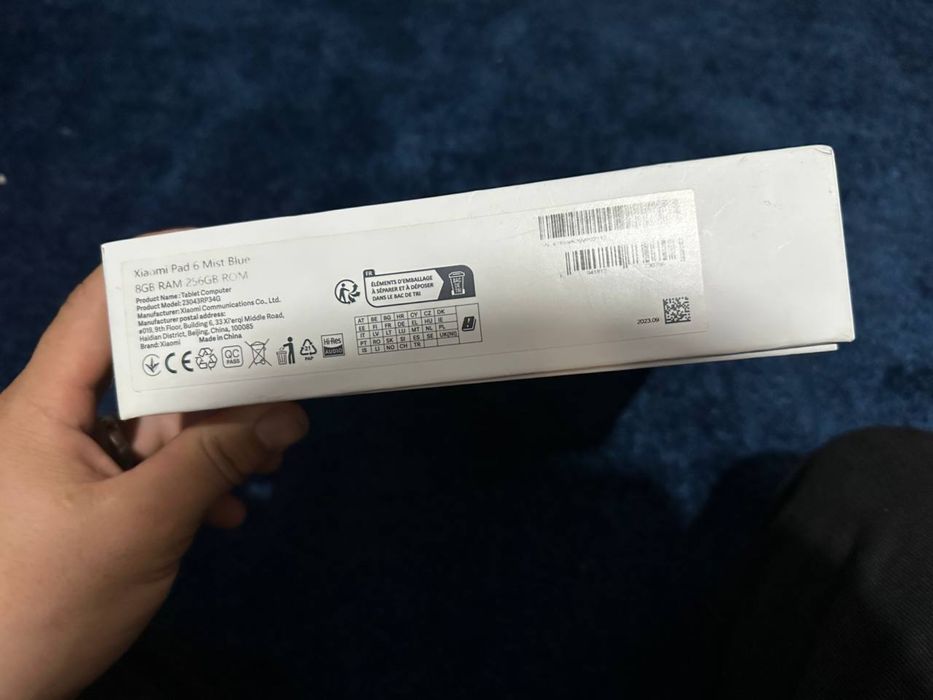 Xiaami pad 6 sotiladi xolati ideal snapdragon 870 128 xotira 90 fps