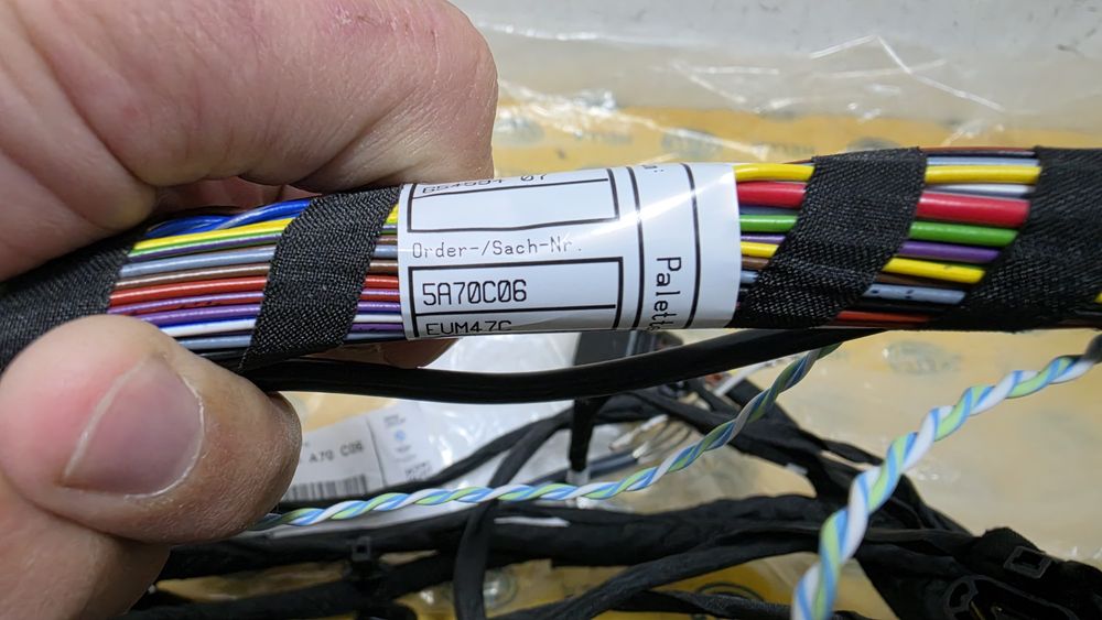 Cablaj NOU instalatie electrica parte spate caroserie senzori pdc radar BMW X1 U11 iX1 2022+ 61125A70C06 5A70C06