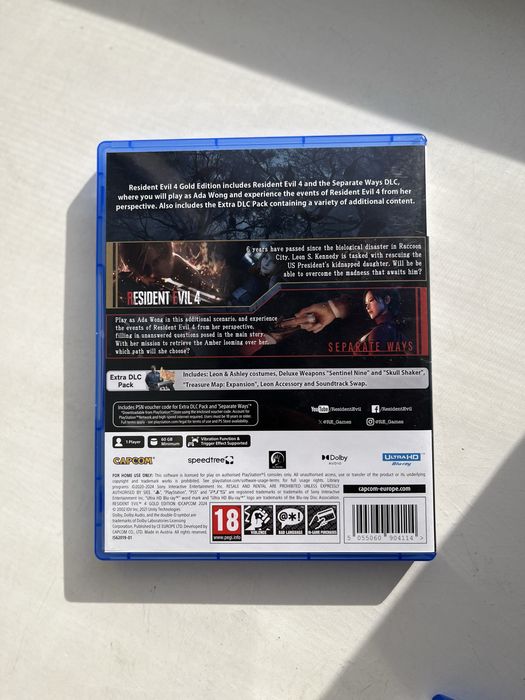 Resident evil 4, Resident evil: Village, диски для PS5
