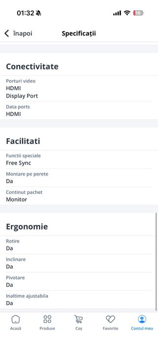 Monitor Gaming 24” Samsung Odyssey G3 144Hz