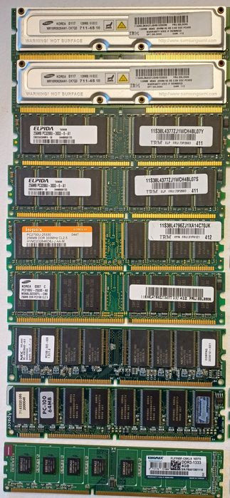 Lot 26 bucati memorie ddr3 ddr2 PC3 PC2 4gb 2gb 1gb laptop computer