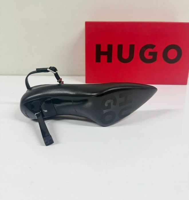 HUGO Ines Pump 90 – Естествена кожа