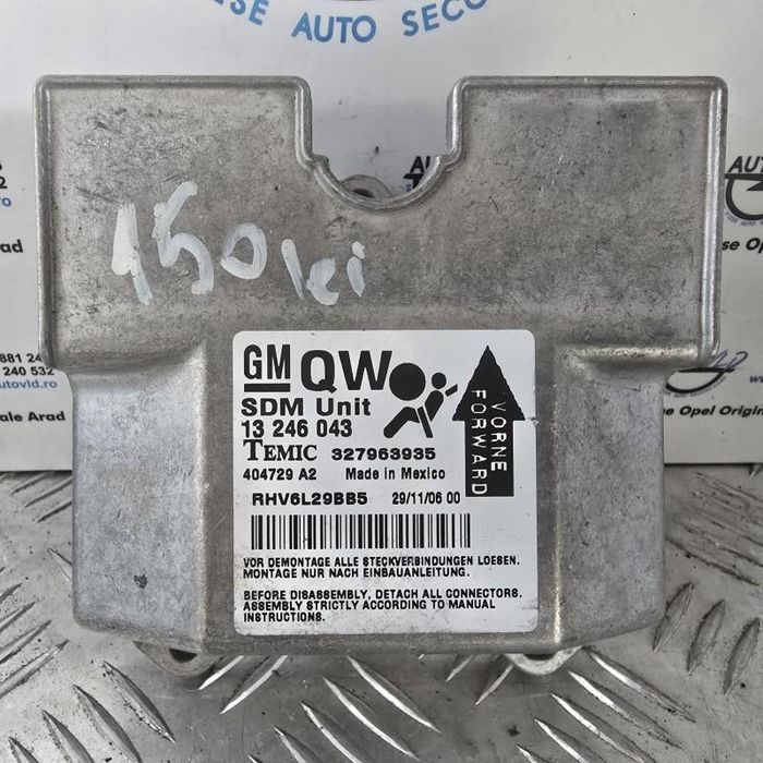 Calculator airbag Opel Astra H